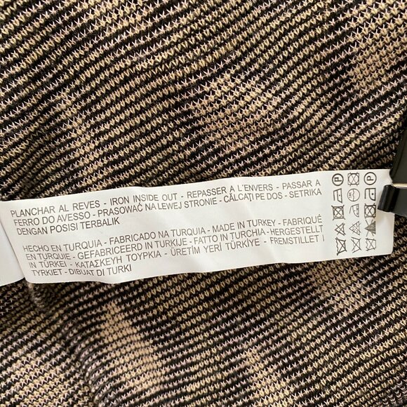 Zara Leopard Print Relaxed-Fit Fuzzy Boxy Sweater – US Large - Picture 9 of 9